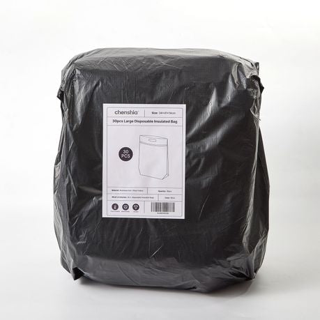 Insulated Aluminium Foil Storage Bags - 30 Pack
