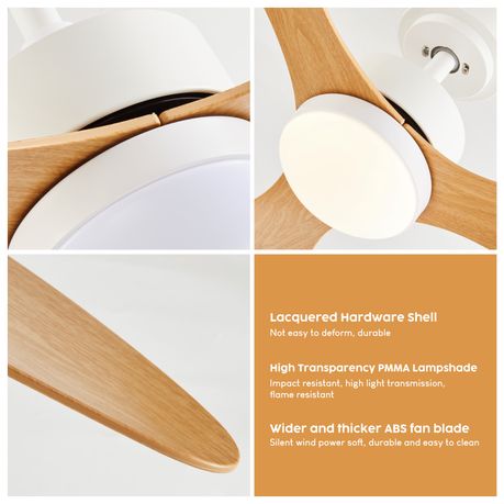 52' LED Ceiling Fan Smart Remote