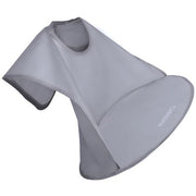 Beard Bib Apron with Shoulder Coverage - Grey