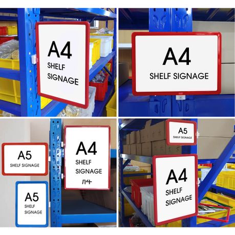 Chenshia A4 Warehouse Magnetic Sign Holder Double Sided Display Frame