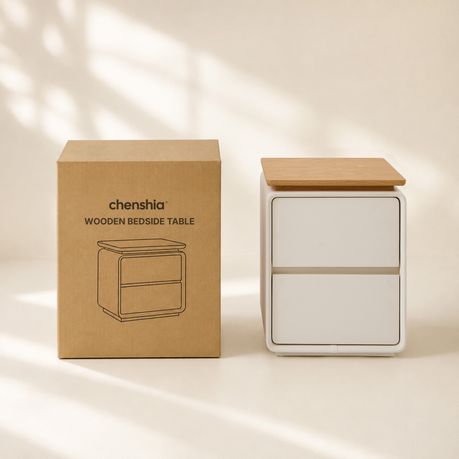 2-Drawer Bedside Table