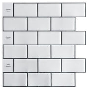 Peel and Stick 3D Mosaic Wall Tiles | 10 Sheets | 30 × 30 cm