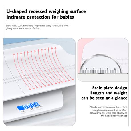 Digital Baby & Pet Scale with Tape Measure | 10g–100kg