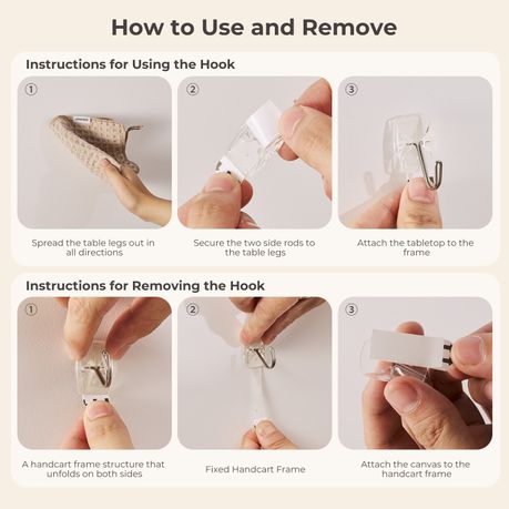 Clear Adhesive Hooks - 15Pc