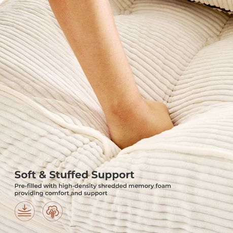 White 3-in-1 Folding Sofa Bed