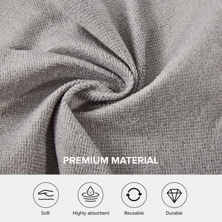 Reusable Microfiber Cleaning Dish Cloth Rolls - 40 Pack