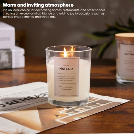 Glass Candle Jars - 15 Piece Set