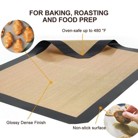Silicone Baking Pastry Mat - 2Pcs