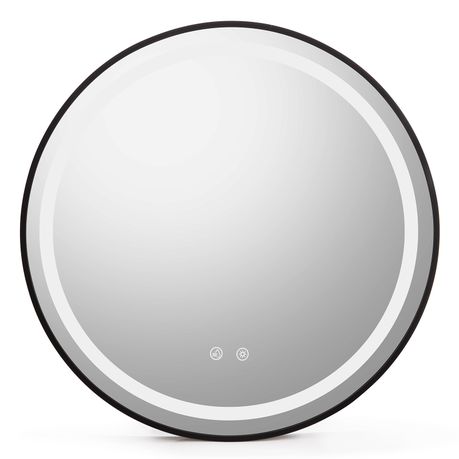 LED Bathroom Mirror Anti Fog Smart Illuminated 3 Color - Round