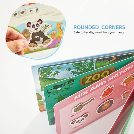 Toddler Learning Toy Book - ECD Sensory Matching Book