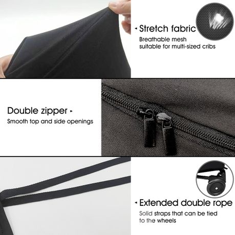 Baby Crib Blackout Cover & Darkening Travel Tent