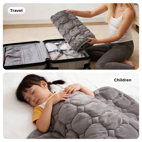 Weighted Blanket Reversible Cool Fleece