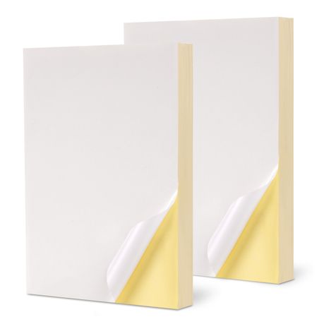 Chenshia 1UP Label Sheet Paper - 1Up Label Self Adhesive A4 Size - 1500 Pack