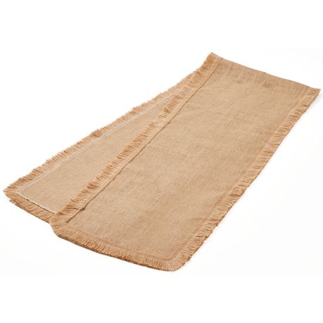 Jute Burlap Table Runner - 183cm