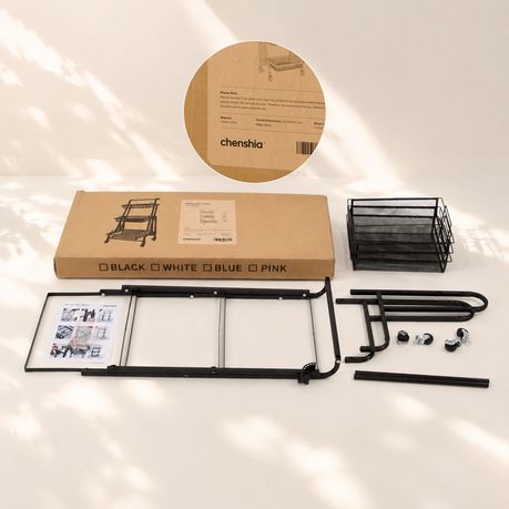 3-Tier Adjustable Storage Trolley