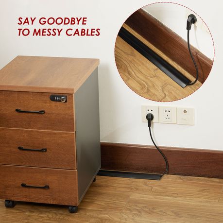 Floor Cable Cover Protector Soft PVC Cord Management Wire Runner