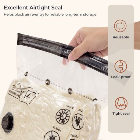 12 Pack Vacuum Storage Bags with Electric Pump