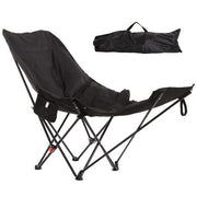 Foldable Cotton-Fill Camping Sofa Outdoor Camping Reclining Chair - 2Pack