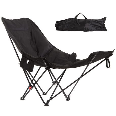 Foldable Cotton-Fill Camping Sofa Outdoor Camping Reclining Chair - 2Pack