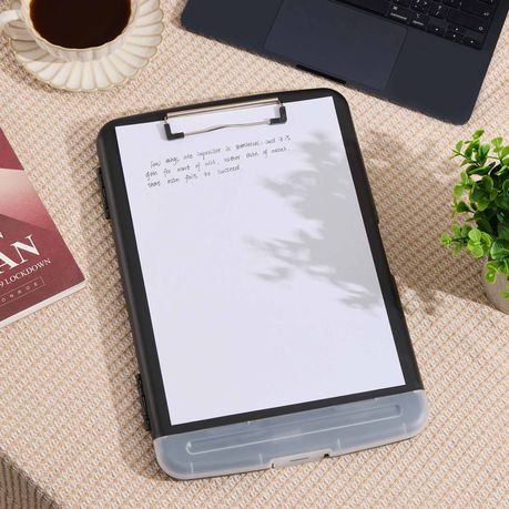 Chenshia Multi-functional A4 Bi-Fold Clipboard-Binder Storage Compartment