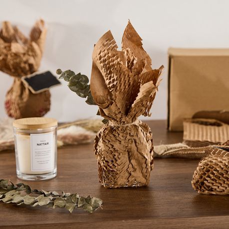 Honeycomb Kraft Packaging Paper Roll - Biodegradable