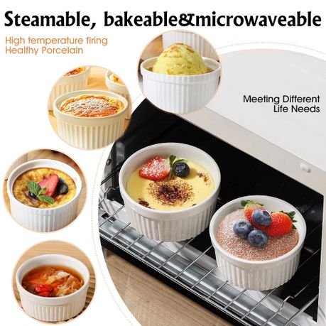 Porcelain Ramekins - 6-Pack