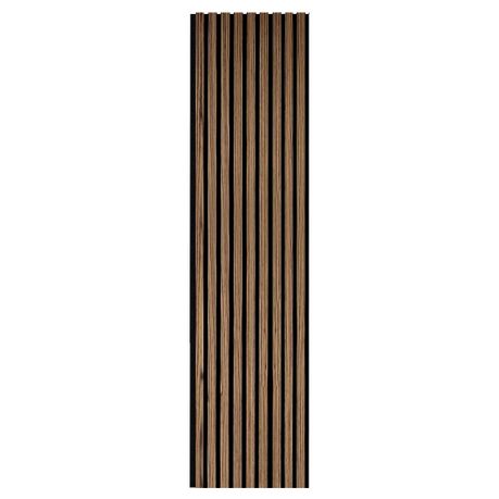 Oak Wood Veneer Wall Panels Acoustic Slatted Timber