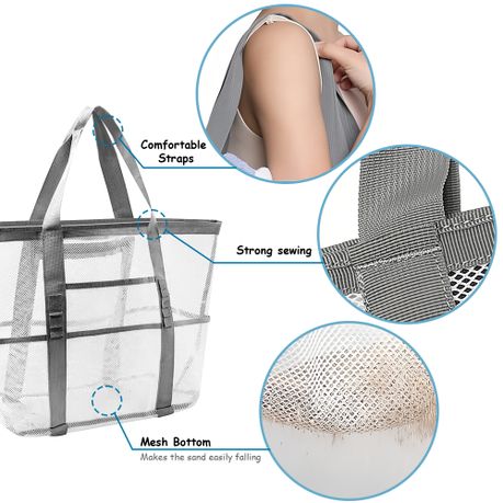 Mesh Tote Beach & Picnic Bag