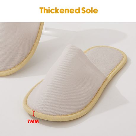 Beige Slipper Set - 10 Pack