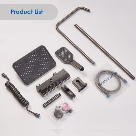 Digital Shower Set - Overhead Rain Bathroom Mixer Gun