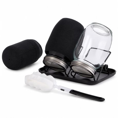Sprouting Jar Kit | 2 × 946 ml Glass Jars