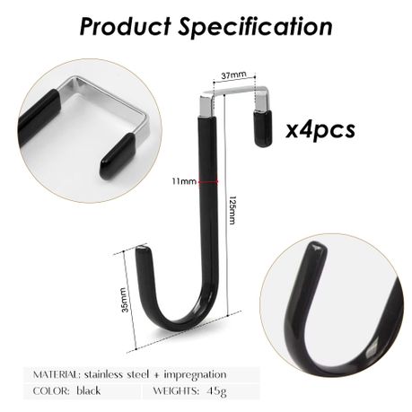 Heavy-Duty Over-The-Door Hooks