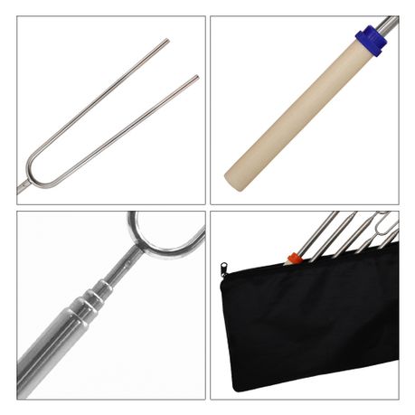 8 Marshmallow Roasting Sticks Stainle Steel 32 Inc