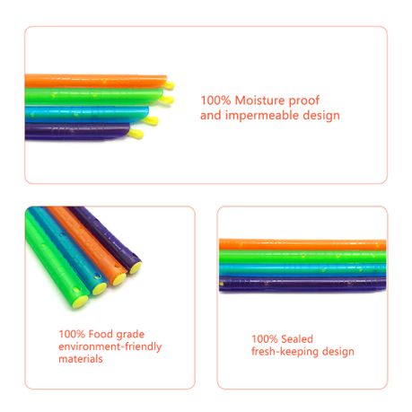 Multi-Coloured Food Bag Sealers - 16pc