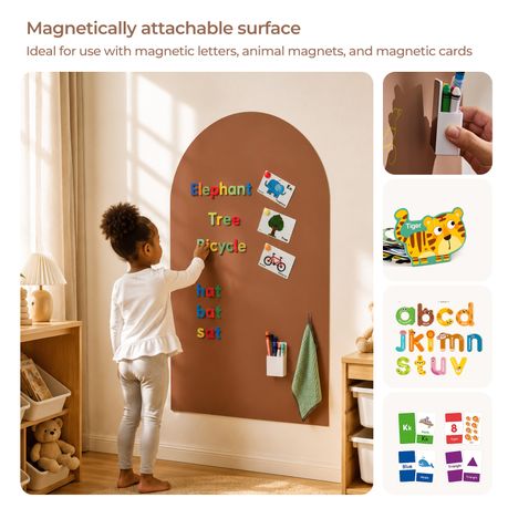 Arch Magnetic Wall Decal Doodle Board Set | 60 × 100 cm