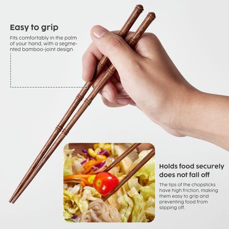 Wooden Chopsticks Gift Set - 5 Pairs