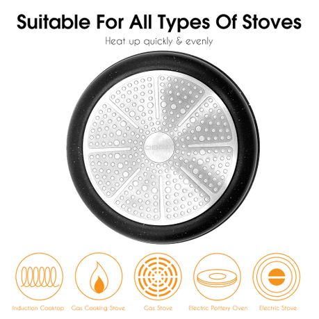 17Pc Aluminium Non-Stick Cookware Set