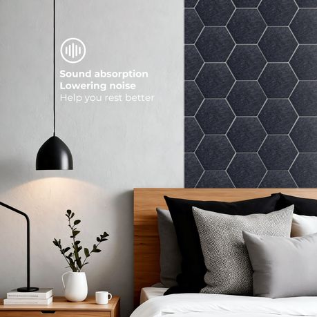 Chenshia 12 Piece Soundproof Acoustic Panels - Self-Adhesive Panels