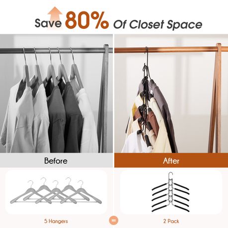 5-in-1 Metal Wardrobe Organizer