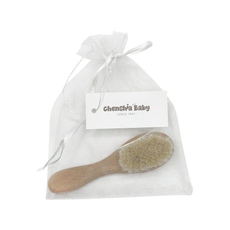 Soft Bristle Bamboo Baby Hairbrush