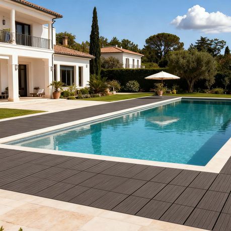 Interlocking Patio Flooring Tiles - DIY 6pack
