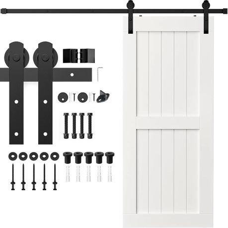 Rustic Sliding Barn Door Hardware Kit