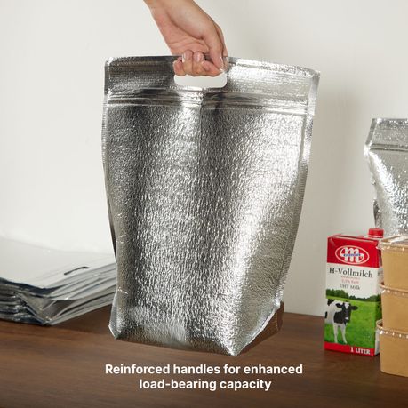 Insulated Aluminium Foil Storage Bags - 30 Pack