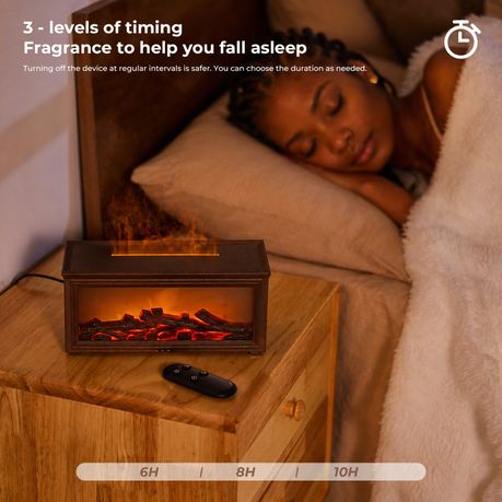 Essential Oil Diffuser Humidifier with 7 Colours, Timer & Remote