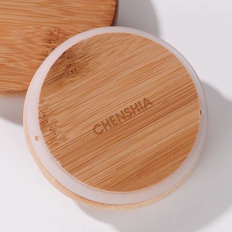 Airtight Borosilicate Glass Jar Set with Bamboo Lids - 3 Pack