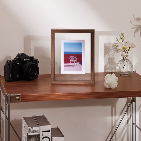 2pc Wooden Floating Picture Frames