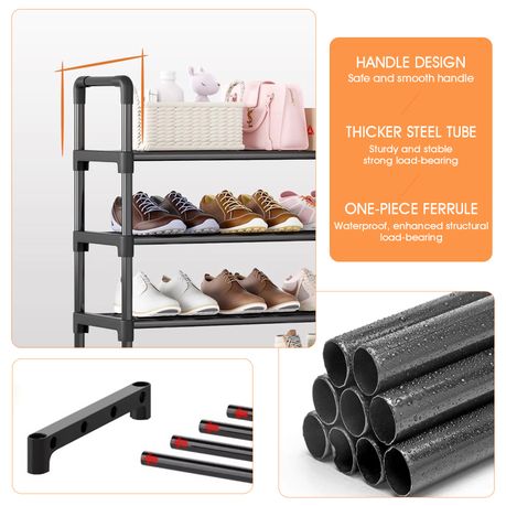 5-Tier Shoe Rack & Shoe Horn Set