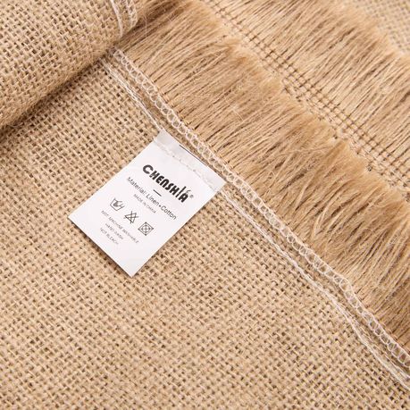 Jute Burlap Table Runner - 183cm