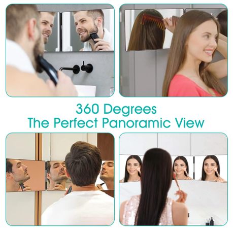 360 Degree Trifold Mirror