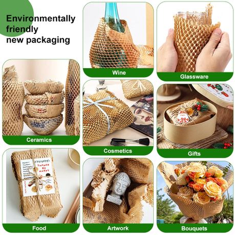 Biodegradable Honeycomb Paper Sheets -Eco Friendly Packing Paper
